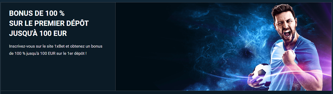 welcome bonus 1xbet home